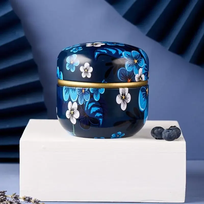 مقاومة للصدأ الشاي القصدير المحمولة صفيح صندوق تخزين مختومة الحلوى وجبات خفيفة علبة قهوة للسفر المطبخ استخدام Y5GB #5