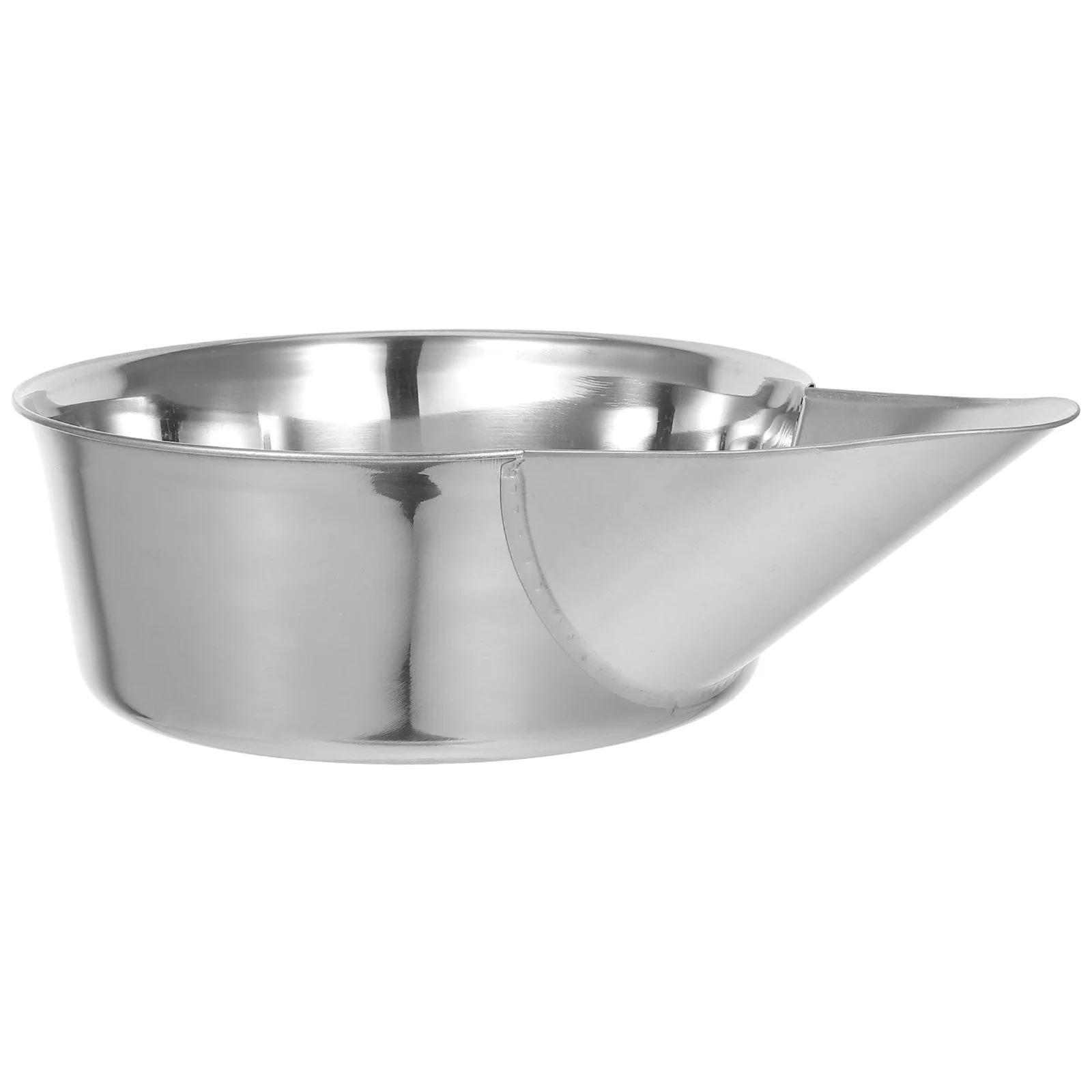 

1pc Stainless Steel Duckbill Packing Multi-Function Food Serving Scoop For French Fries Mixing Bowl Commercial