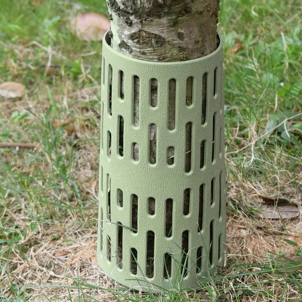 Adjustable Tree Trunk Protector Flexible Plastic Universal Sapling Guard Hollow Resizable Fence Home Garden Accessories