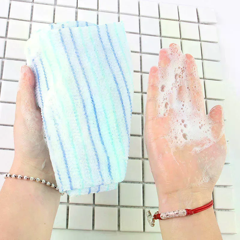 

Корейское отшелушивающее длинное вискозное банное полотенце для спины, вискозное банное полотенце 30x90 см