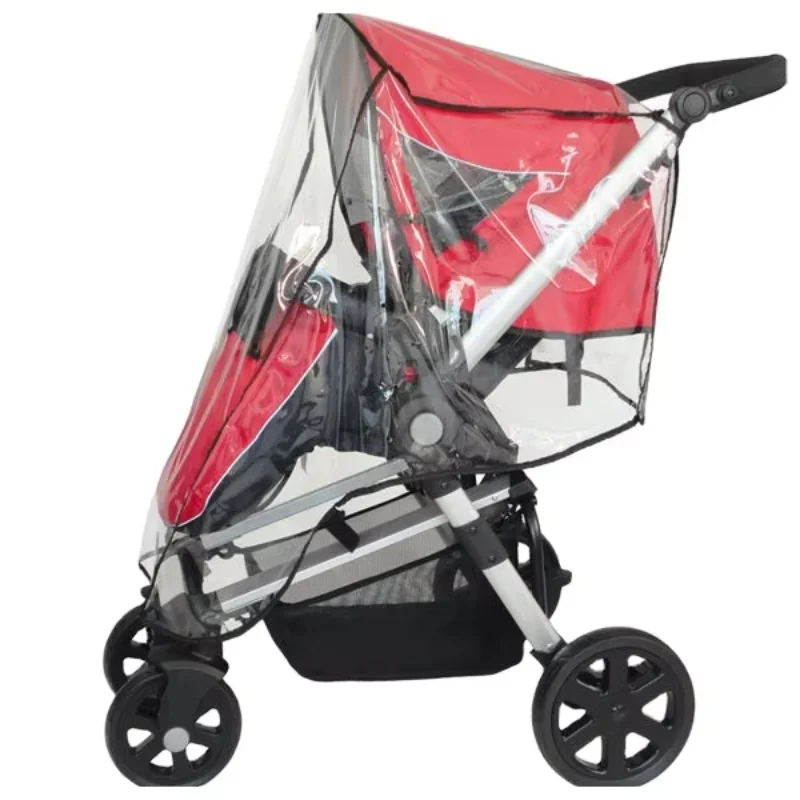 

New design plastic baby stroller rain cover