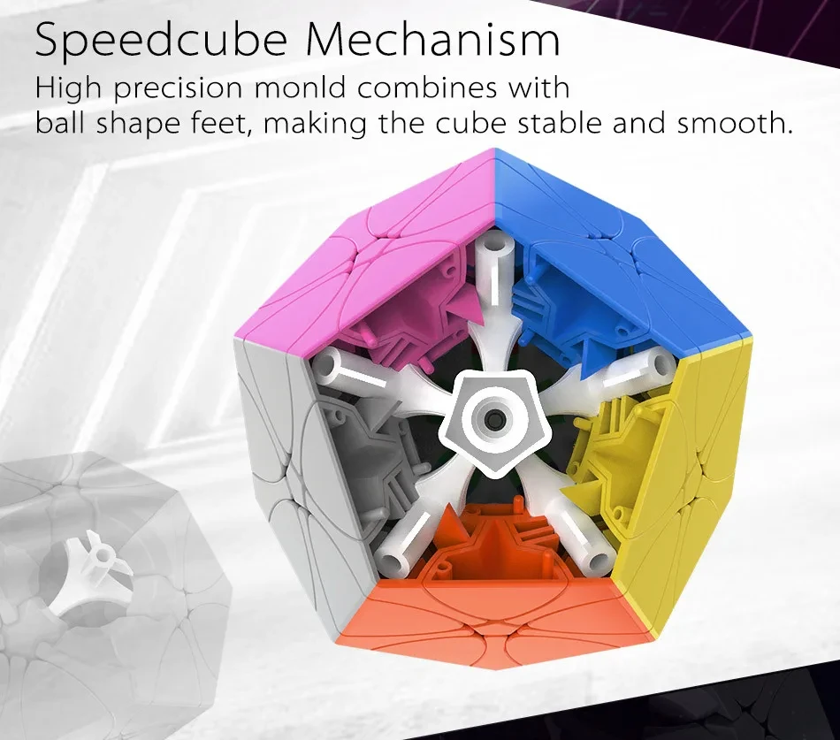 Moyu meilong-魔法の立方体のおもちゃ、4つの葉のクローバー、二重串、偏光、mapleの葉、キューブ、パンドラスクエア-1、透明形状