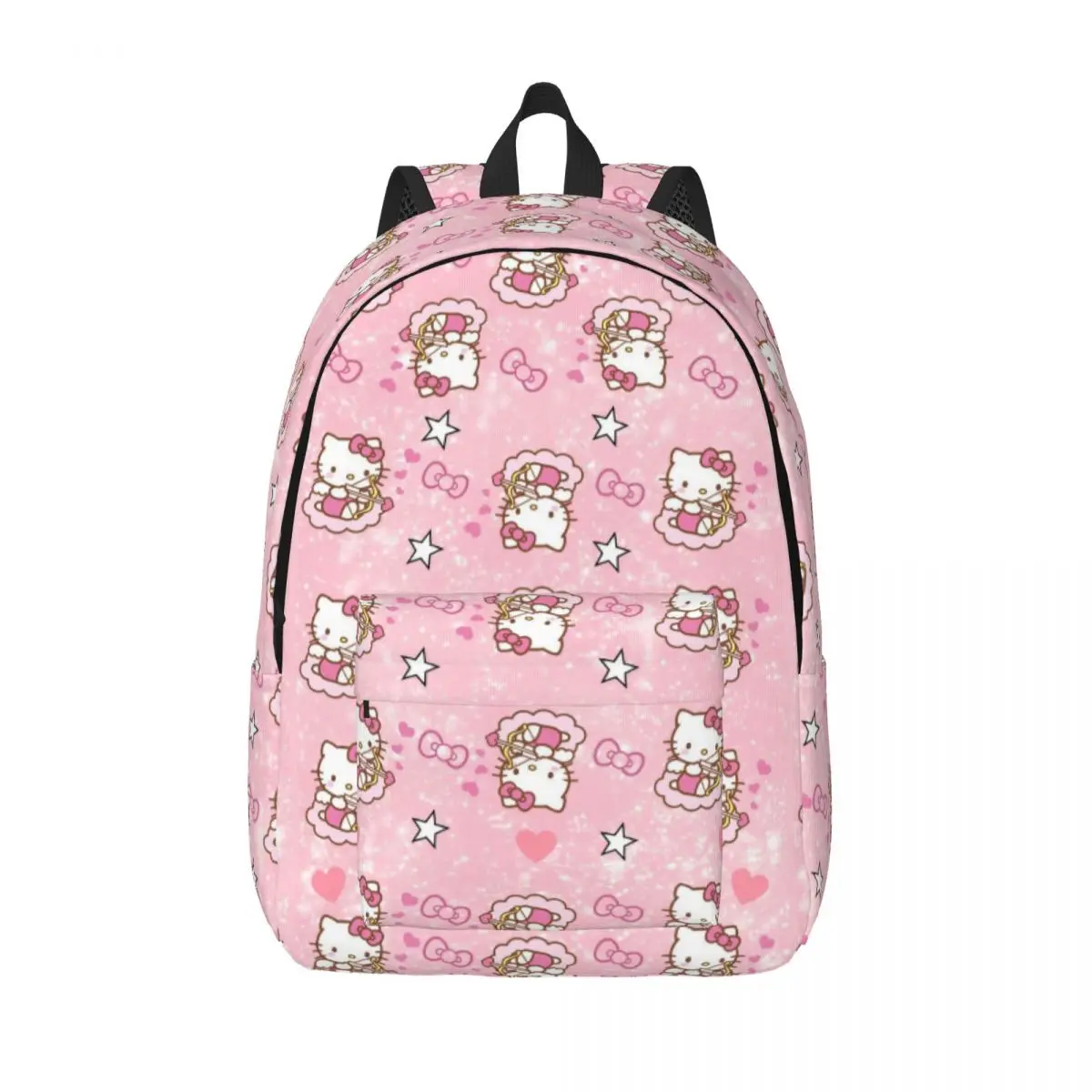 

Рюкзак с узором «Hello Kitty» для детского сада, ученика начальной школы, милые сумки для книг с героями мультфильмов, детский холщовый рюкзак для мальчиков и девочек, походный рюкзак