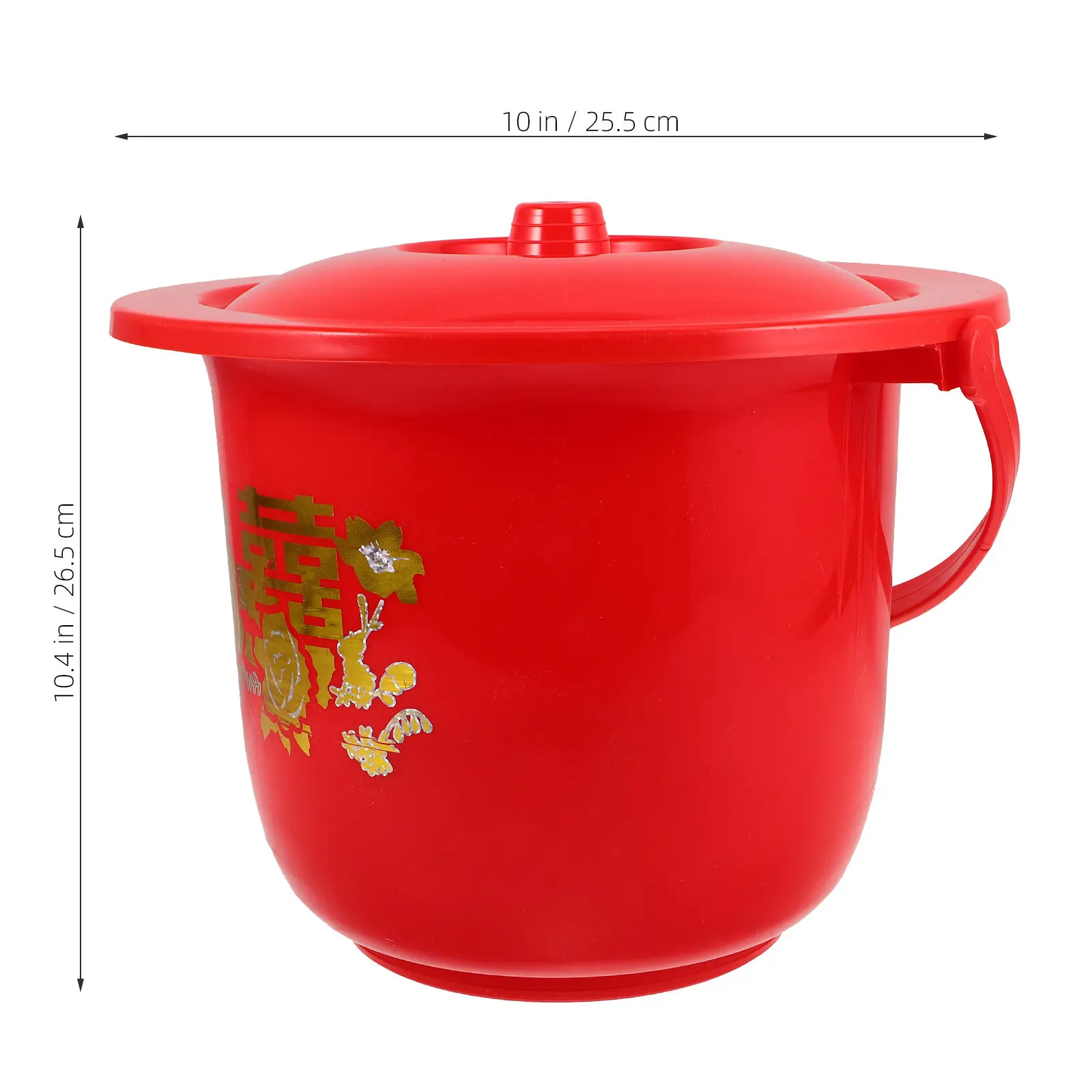 Portable Chamber Pot with Lid – Lightweight Bedside Toilet Bucket for Elderly, Kids, Pregnant Women & Travel