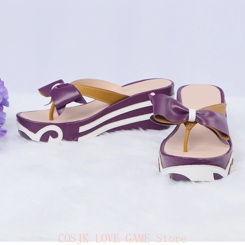 Game Cosplay Sangonomiya Kokomi Shoes Anime Style Halloween Party Outfit Props for Genshin Impact Women Open-toe Props Shoes - view 3