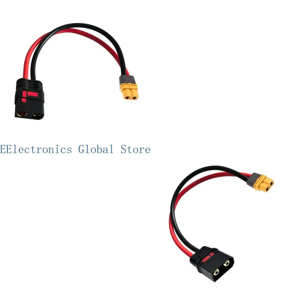 462B XT60 to QS8 Power Connectors Cable Mobile Power Cable 3 Length Optional Charging Cord Suitable for Small FPV Setups
