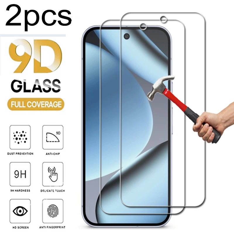 2PCS For Google Pixel 10 Pro XL 9A Pixel9 Pixel10 7A 8A Pixel8 8 Pixel7 7 6A Pixel6 6 5A 5 Screen Protection Tempered Glass Film