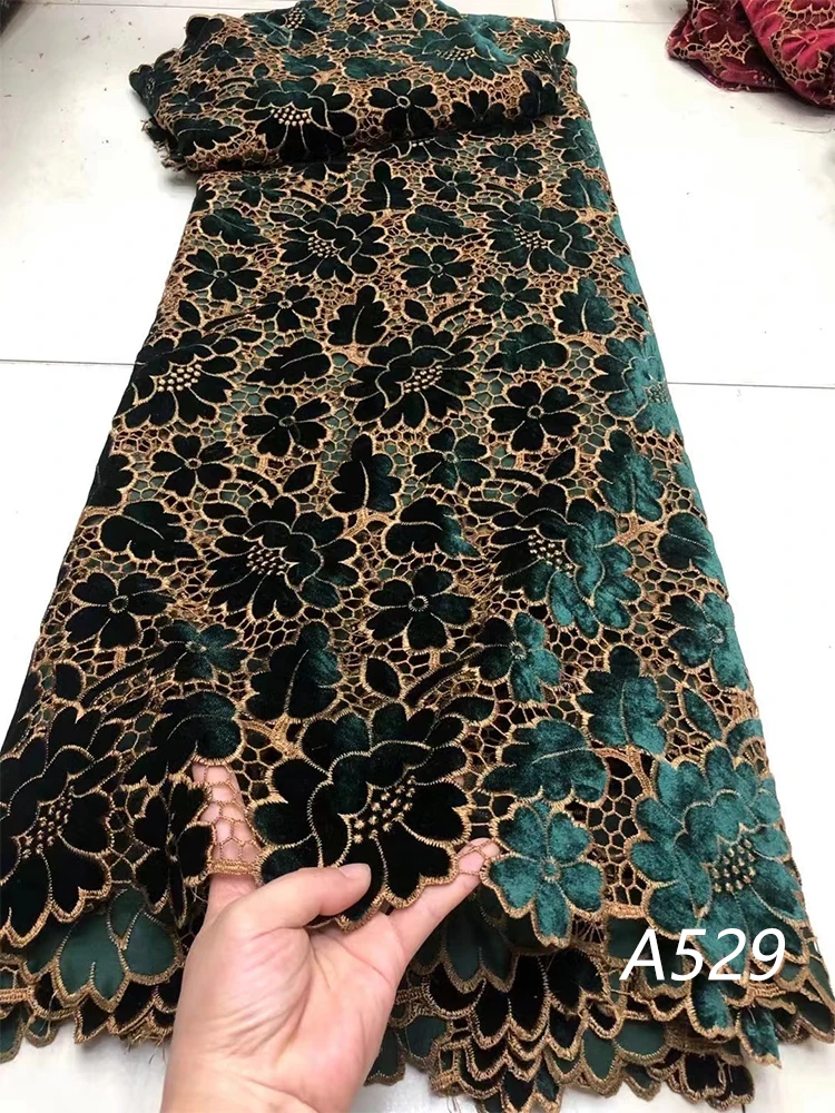 قماش دانتيل حبل جبير ، تطريز أفريقي ، شبكة فرنسية ، جودة عالية ، فستان ذاتي الصنع ، A529 ، أحدث ، 5 ياردة ، 24 #4