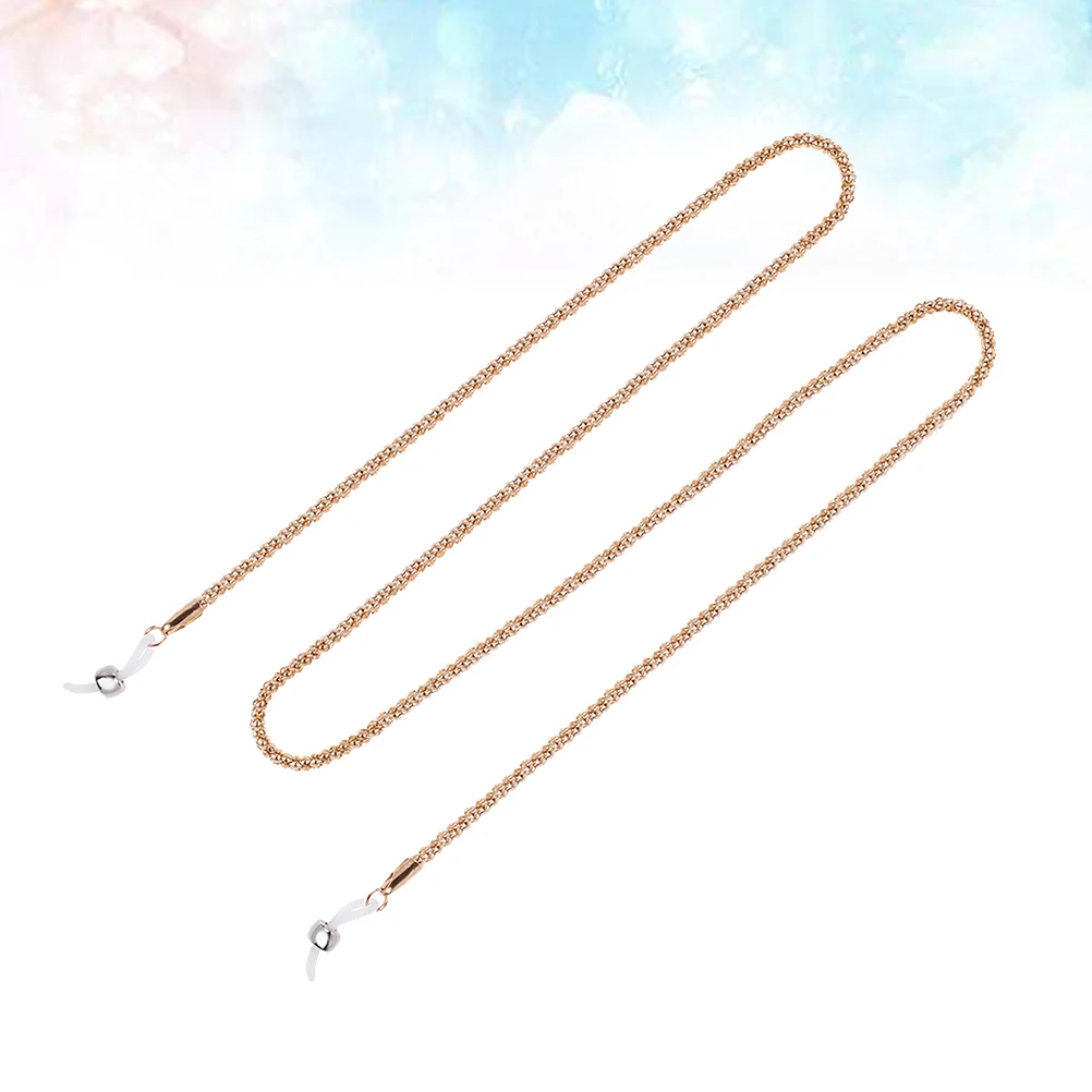 

Glasses Chain Anti-slip Eyeglass Corn-like Texture Fashion Personalized Alloy Sunglass Universal Fit Rope Retainer Neck Strap
