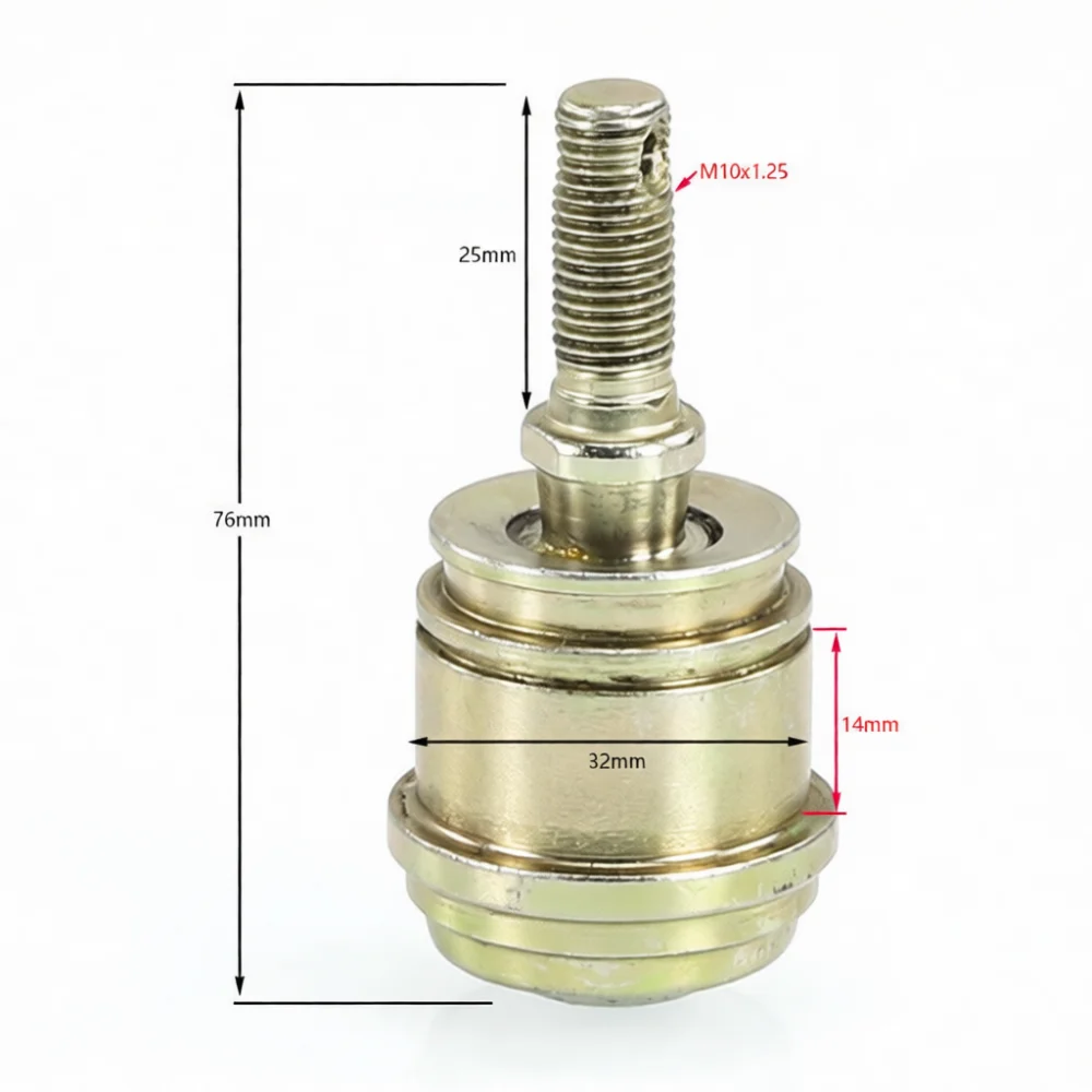 Metallic M10 Ball Joint For ATV Four Wheel Motorcycle Karting Swing Arm Suspension Linkage Connection Repair Parts