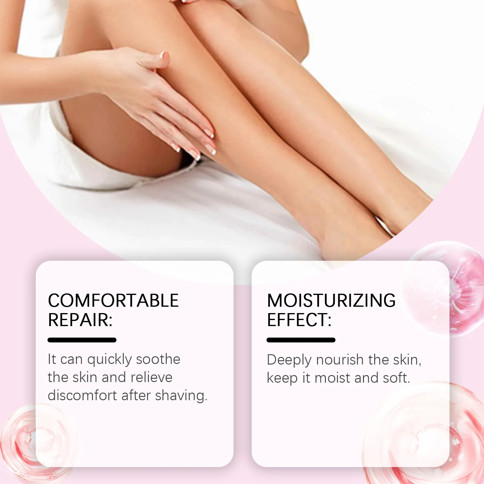 Óleo pós-barba de morango e baunilha, óleo firmador, calmante, hidratante, suavizante, nutritivo, suavizante, cuidados com a remoção do cabelo, óleo essencial