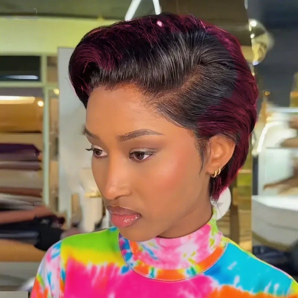 

Body Wave Pixie Cut Human Hair Wig Short Wigs 13x4 Lace Front Wigs Human Hair Pre Plucked Pixie Cut Wig Natural For Women