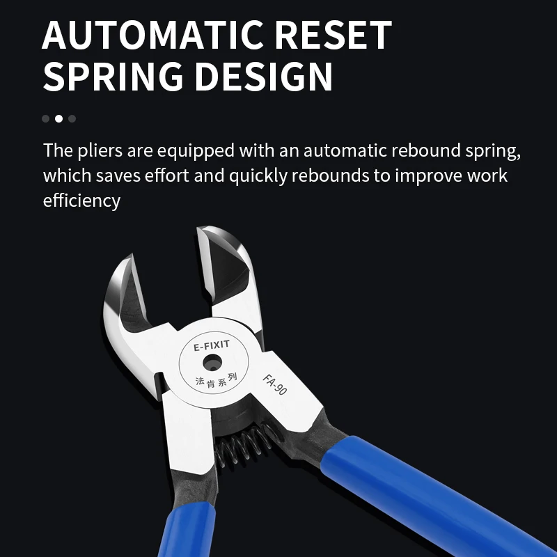 LUXIANZI 45 Degree Beveled Flat Jaw Pliers 90 Degree Sharp Curved Cutting Plier Disassemble Mobile phone Rear Camera Steel Ring