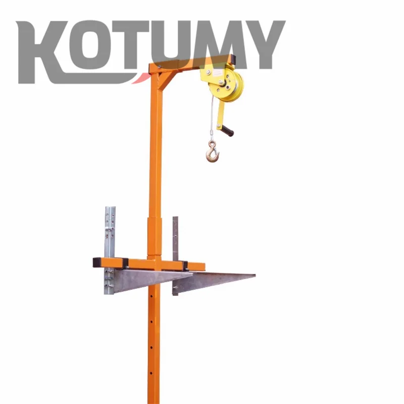 10、15、20mエアコン室外機折りたたみ式セルフロック手動ウインチ小型クレーンエアコン吊り上げ工具