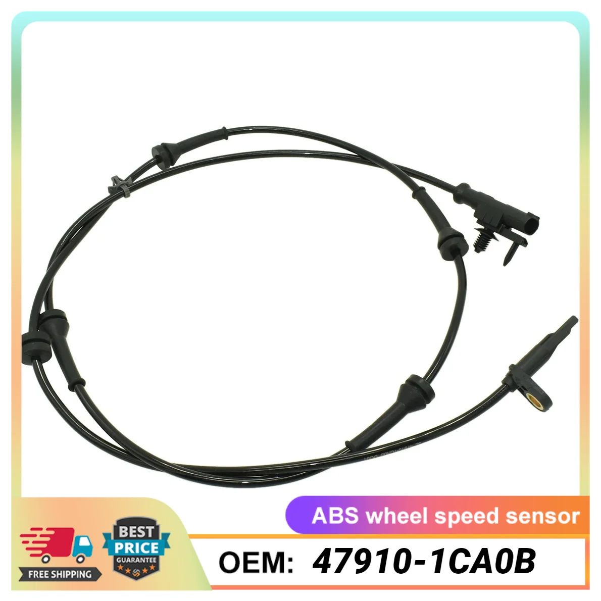 47910-1CA0B ABS Wheel Speed Sensor 479101CA0B Front Left & Right For Infiniti FX35 FX37 FX50 2009-2010