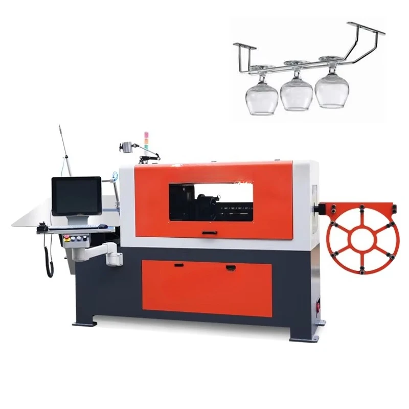 آلة ثني الأسلاك ثلاثية الأبعاد عالية الأداء، سرعة عمل سريعة، آلة ثني أسلاك الركاب الأوتوماتيكية #5