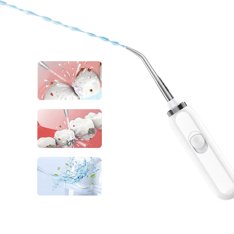 Water Flosser Portable Dental Oral Irrigator Oral Hygiene 4 Jet Tips Nozzles 10 Modes Water Clearner with 600mm Water Tank