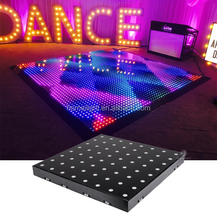

LED Pixel Dance Floor Tempered Glass RGB 3in1 Video Dance Floor Dj Lights for Night Club