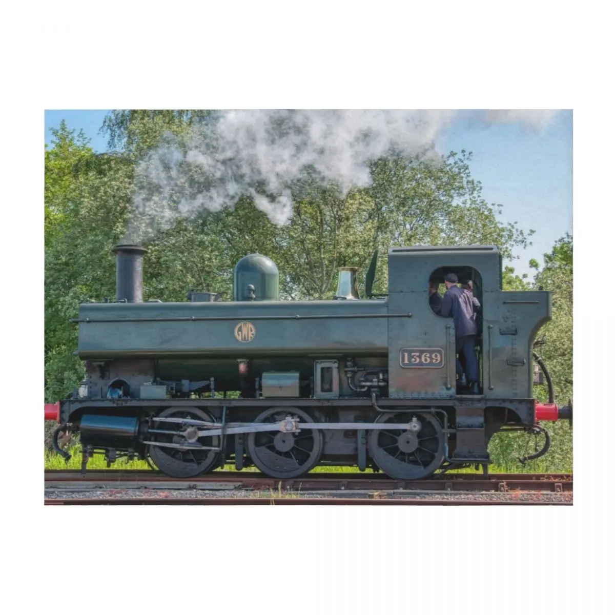 

GWR Pannier Locomotive 1369 Throw Blanket Winter beds Quilt Soft Plush Plaid heavy to sleep Blankets