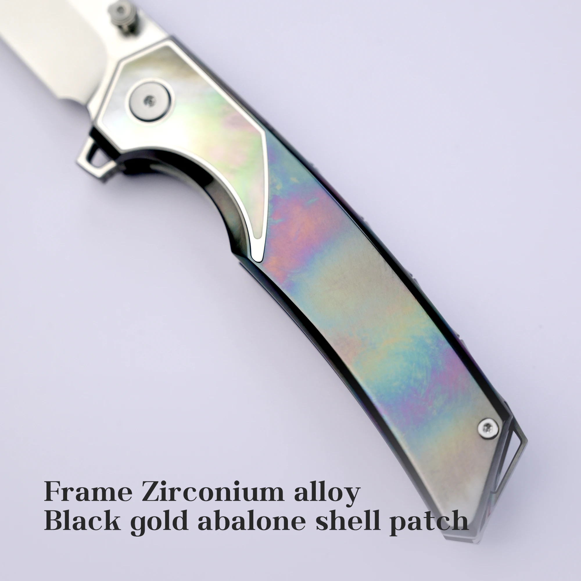 INFINITE Wenyao High-End-Klappmesser M390 Klinge Zirkoniumlegierung Griff Outdoor Taschenmesser EDC Werkzeug Obstmesser Taschenmesser