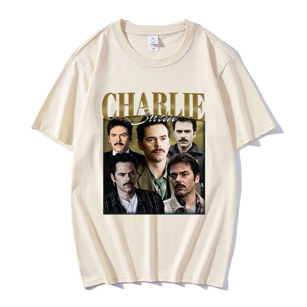 Billy Burke T Shirt Twilight Saga Charlie Swan Graphic T Shirts Men Women Clothing Cotton Short Sleeve Oversized Tee Shirt Y2K