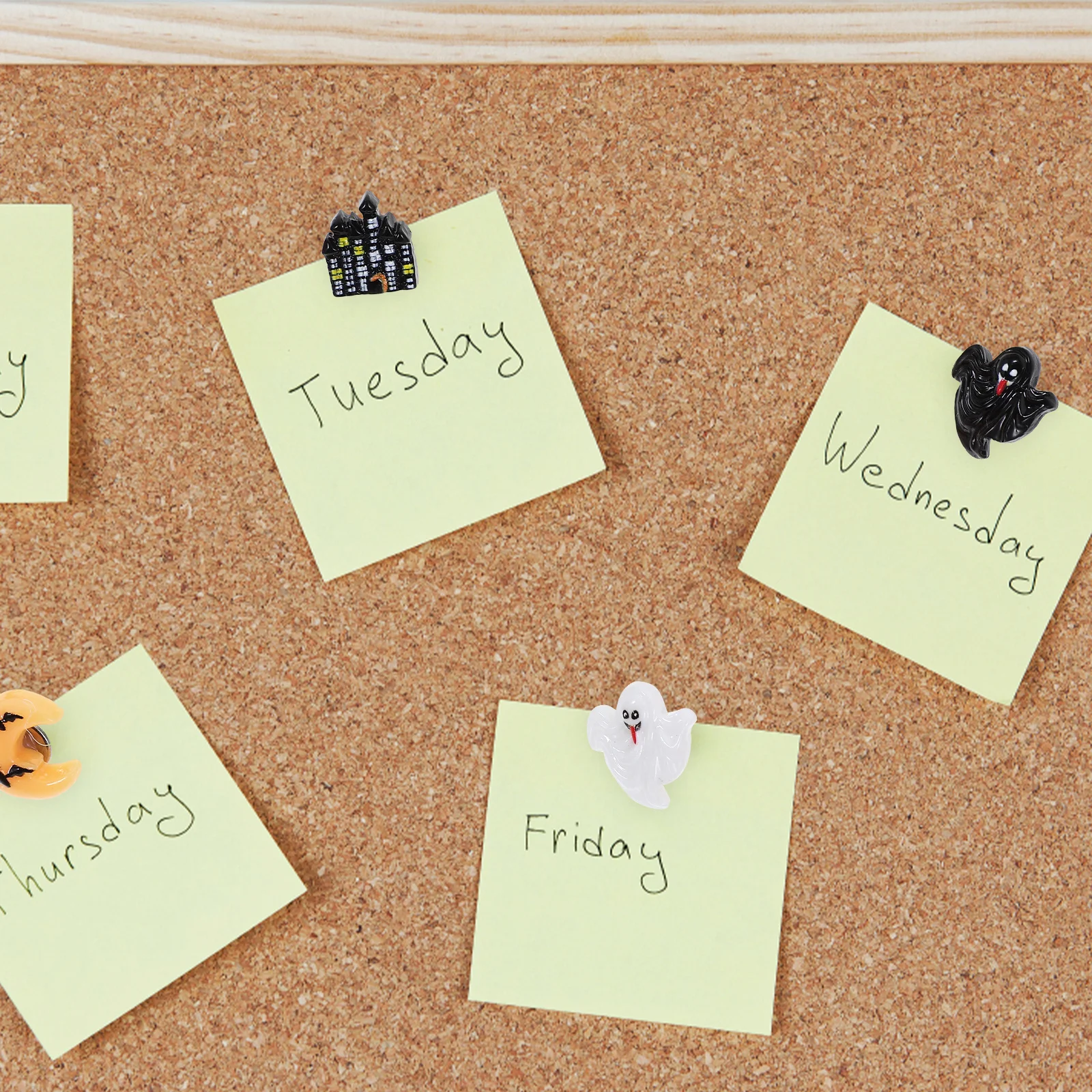 1 Box Resin Push Pins For Cork Board Thumbtacks Decorative Household Tacks Wall Map Pin Bulletin Board Office Supply Halloween