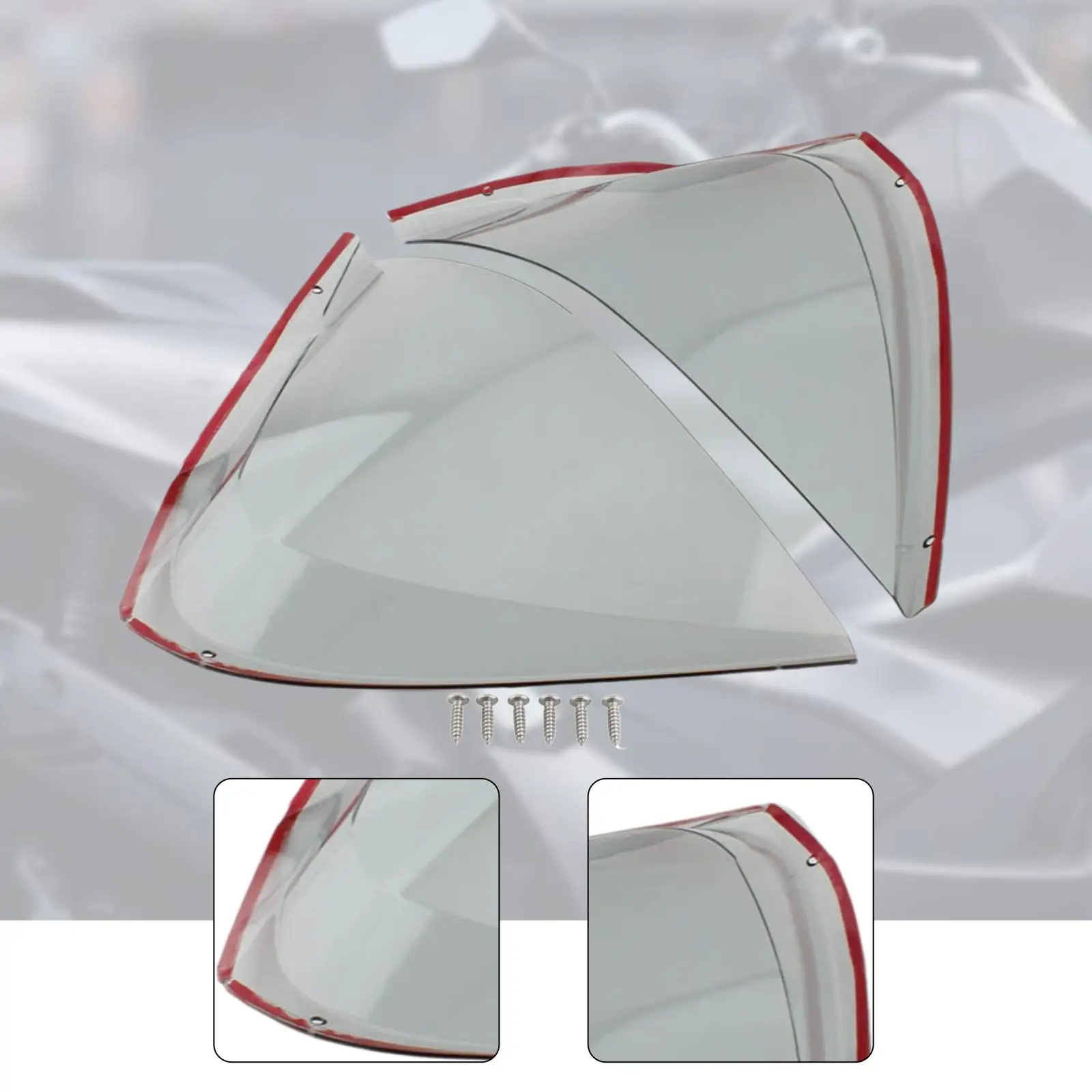 

Motorbike Leg Shield Easy Install Plastic Aerodynamic Aileron Side Guard for Honda PCX125 PCX150 PCX160 2021 2024