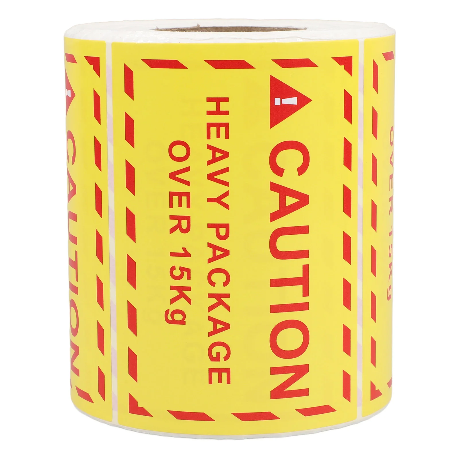 Sticker Overweight Shipping Caution Tape Labels Logistics Warning Heavy Moving Stickers Yellow