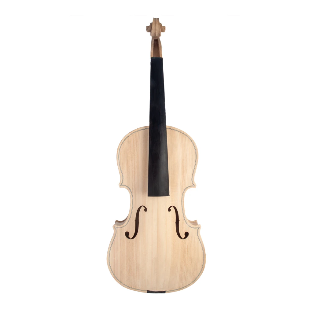 NAOMI 4/4 Unfinished Violin 4/4 Full Size Violin Maple Body With Ebony Fingerboard Violin Parts Accessories New