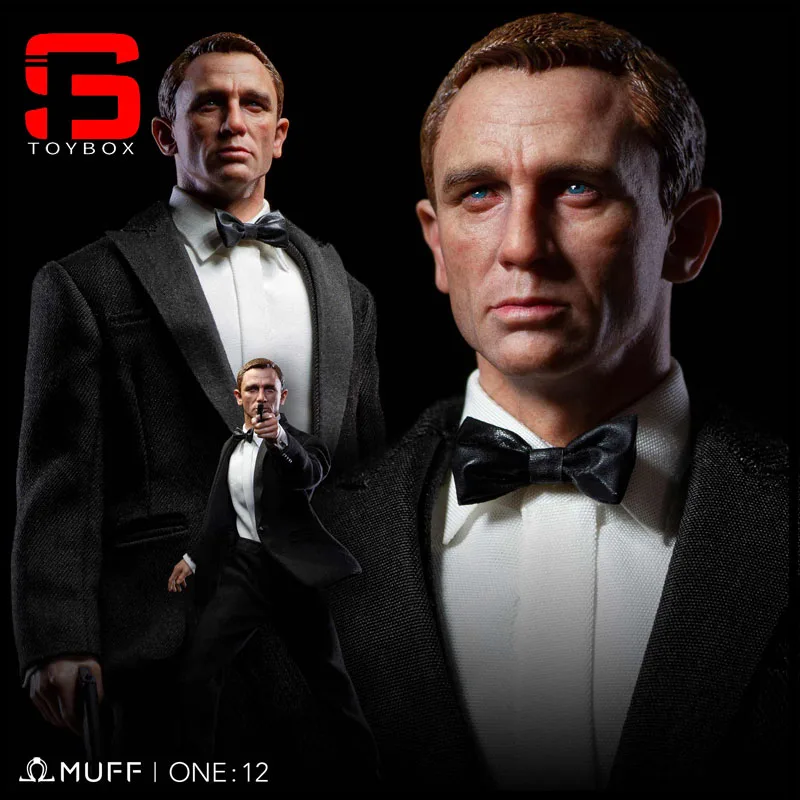 

In Stock MUFF TOYS MF06 1/12 Top Agent Daniel Craig Action Figure 6-inch Male Soldier Action Figure Full Set Collectible Toy