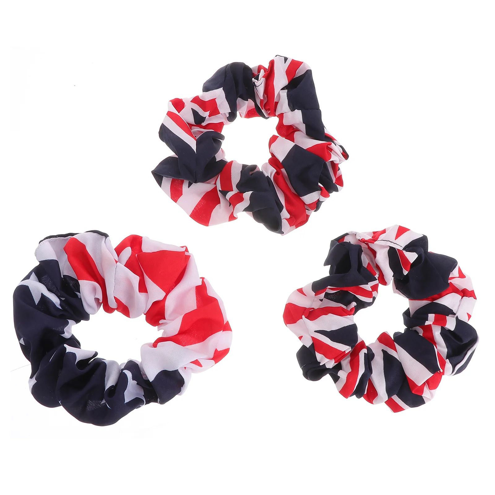 

3Pcs National Flag Headbands Usa Uk Pattern Elastic Bands Comfortable Durable Hair Accessories for Girls Festivals