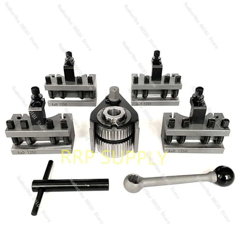 One-piece four-clamp metal machine tool European quick-change tool holder 0618, for WM210V lathes