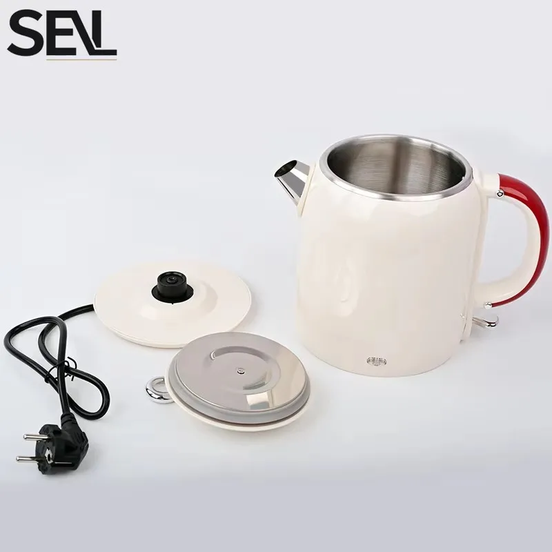 Rapid Boil 1.0L Electric Kettle with 304 Stainless Steel Interior, Anti-Scald Safety, Ideal for Brewing Tea and Coffee at Home