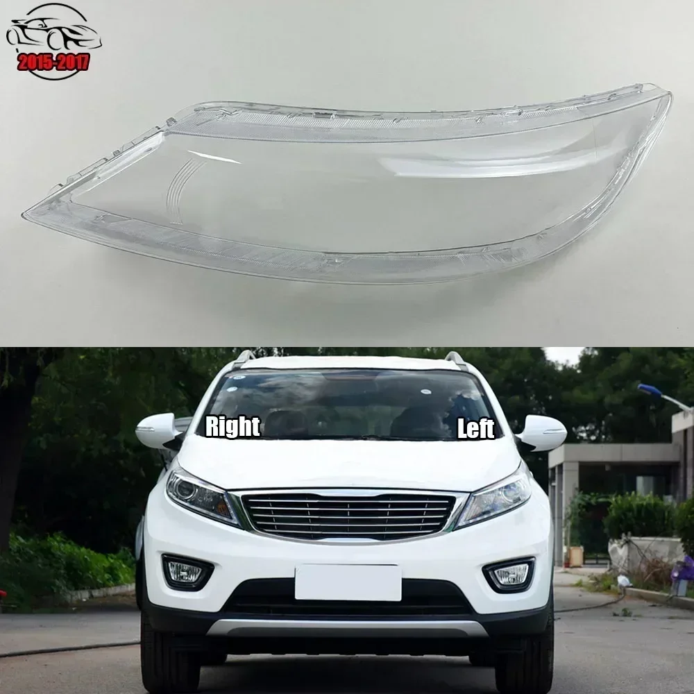 

Для Kia Sportage R 2015 2016 2017, крышка фары, крышка фары, абажур, линза из плексигласа, замена оригинального абажура