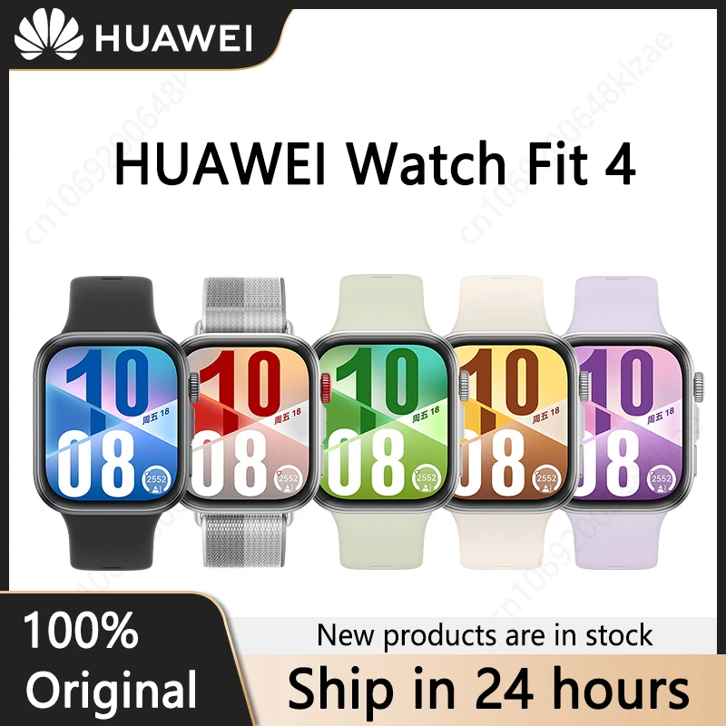 Оригинальные умные часы HUAWEI FIT 4, 1,82-дюймовый AMOLED-дисплей, Bluetooth-вызов, сверхтонкий дизайн, прочный срок службы батареи, новинка