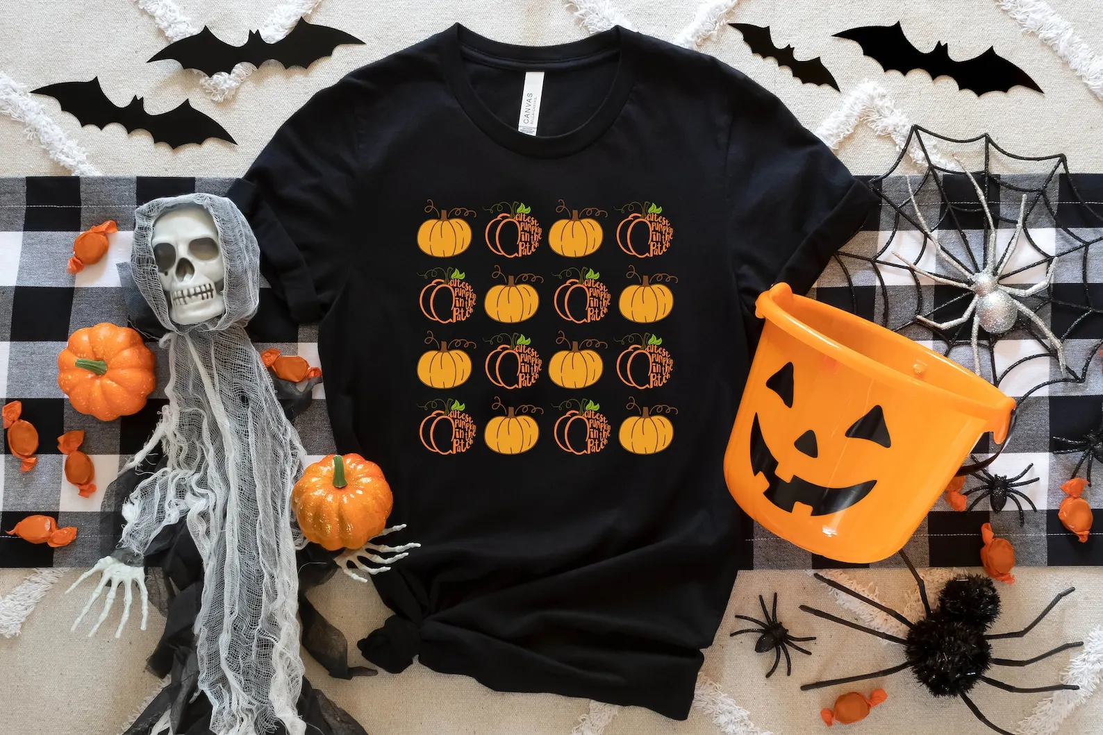 Pumpkin Sweatshirt Sweater Jack-o-Lantern Sweatshirts Halloween Crewneck