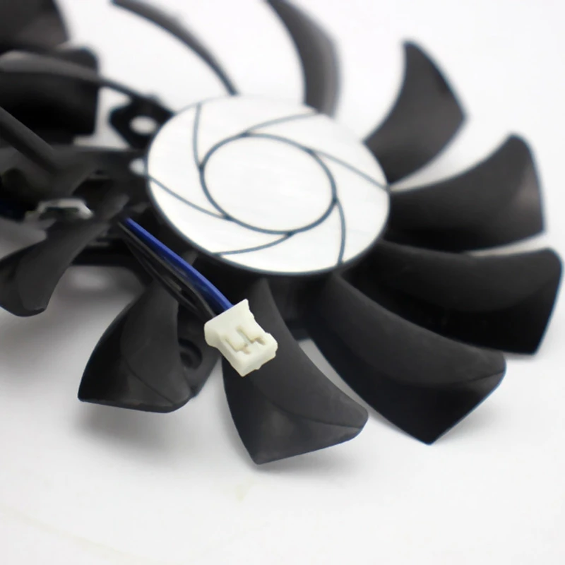 Ventilador DUAL HA8010H12F-Z GTX1050Ti GPU de 2 pines, 75MM, para MSI Geforce GTX 1050Ti GTX-1050-Ti-4GT-OC(2 piezas)