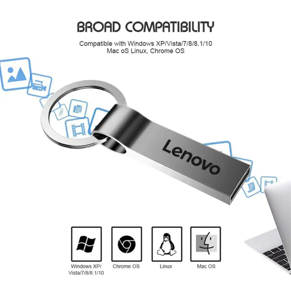 USB-флеш-накопитель Lenovo 2 ТБ USB 512, 1 ТБ, 3,0 Гб, 256 ГБ