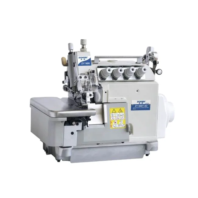 ZY988T-5 Direct Drive 5 Thread Industrial Overlock Sewing Machine Maquina De Coser Overlock