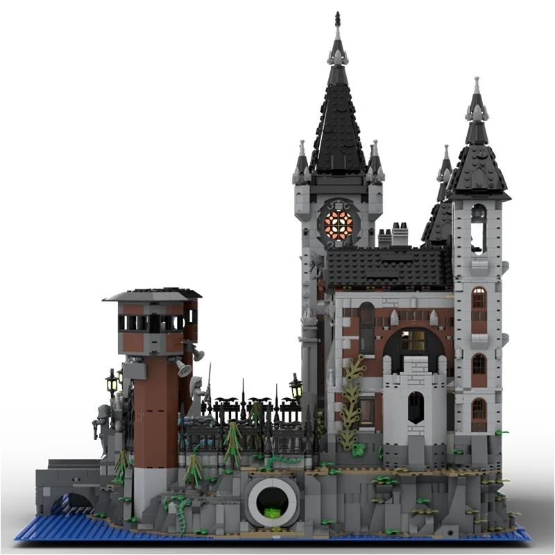 6755 قطعة MOC وحدات Arkham Asylum وحدات نموذج ألعاب مكعبات البناء لتقوم بها بنفسك الإبداعية هدية الكريسماس التعليم الطوب عيد ميلاد