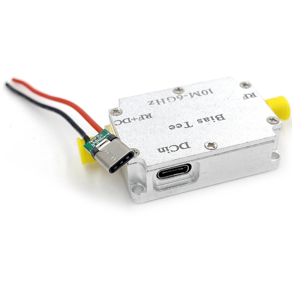 Imagem -06 - Biaser Coaxial Coaxial para Rádio Ham Amplificador Lan Antena Lna Tee Viés tipo c Isolador rf dc Block rf 10m6ghz Receptor Lan e Sdr