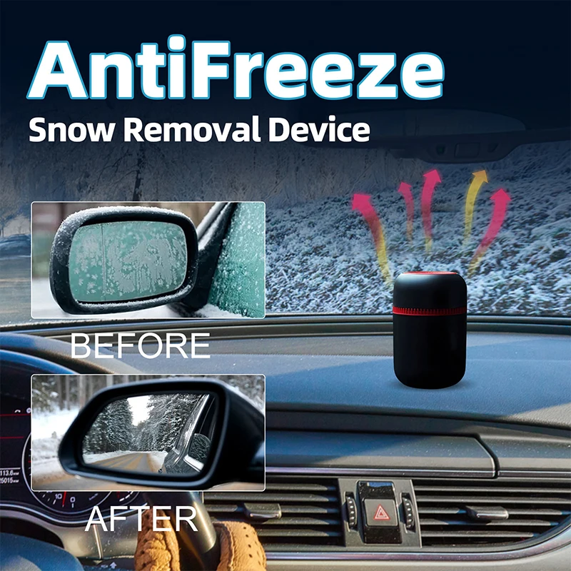 NEW Auto Portable Electromagnetic Ice Melting Deicer Winter Car Window Glass Windshield Antifreeze Molecular Snow Remover Device