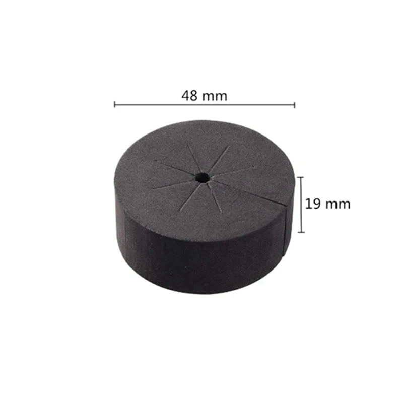 40Pcs Garden Clone Collars Neoprene Inserts Sponge Block Part For 2 Inch Net Pots Hydroponics Systems And Cloning Machines