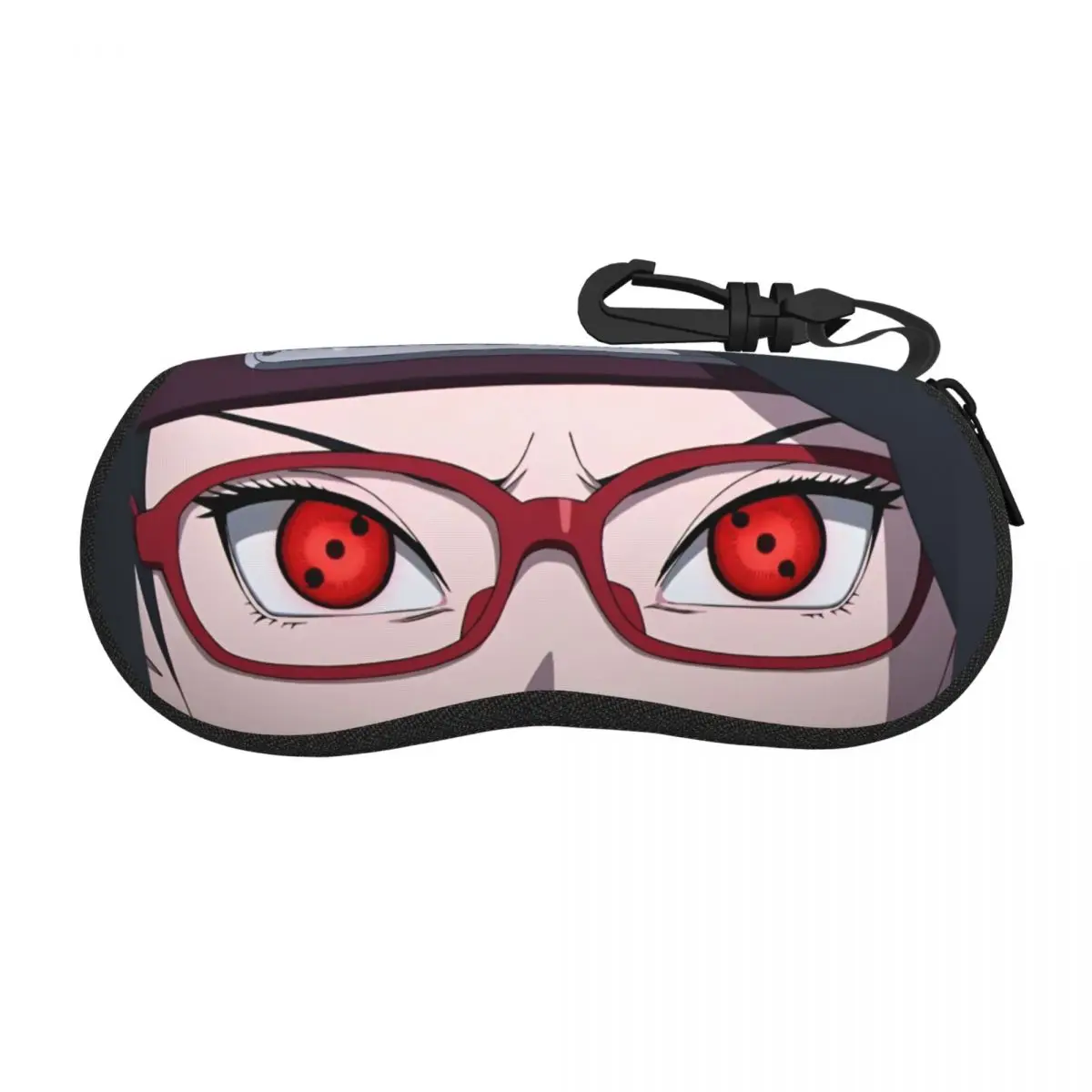 Narutos Uchiha Sarada Anime Glasses Case New Zipper Sunglasses Storage Box Small Glasses Box