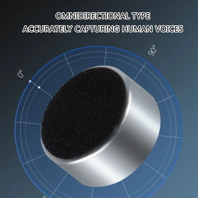 Capacitor eletreto núcleos microfone 6 mm qualidade para reprodução som claro