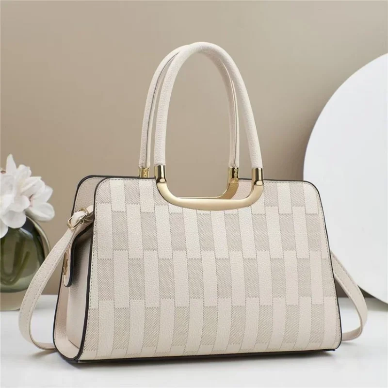 

Элитная женская сумка-мессенджер из клетчатой кожи в горошек с повседневным парижским просторным мягким повседневным изысканным викрой ​