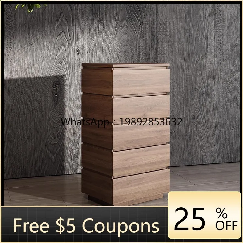LYY Italian Minimalist Five-Drawer Chest of Drawers Nordic Style Bedroom Storage Modern Simple Living Room Entryway Side Storage