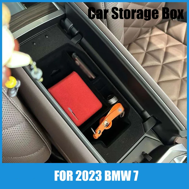 

Suitable for 2023 BMW 7 Series center console armrest box storage box storage box interior car supplies modification