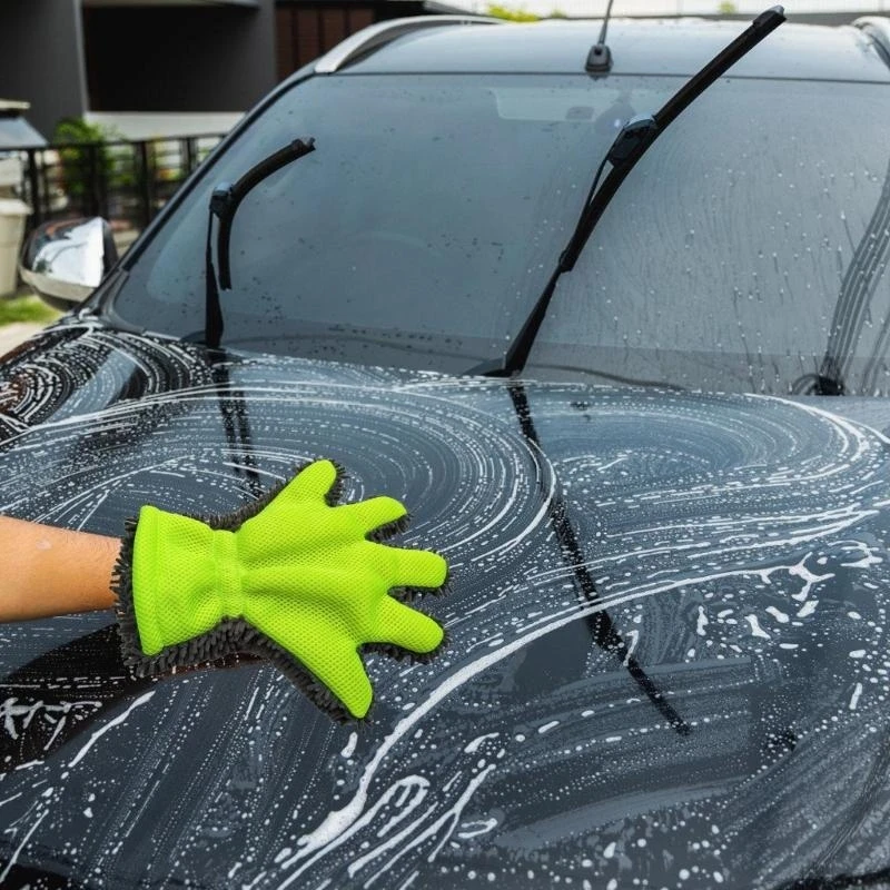 

A2UC Car Wash Gloves Cleaning Tool for Home Use Multifunction Gloves Auto Wash Mitt