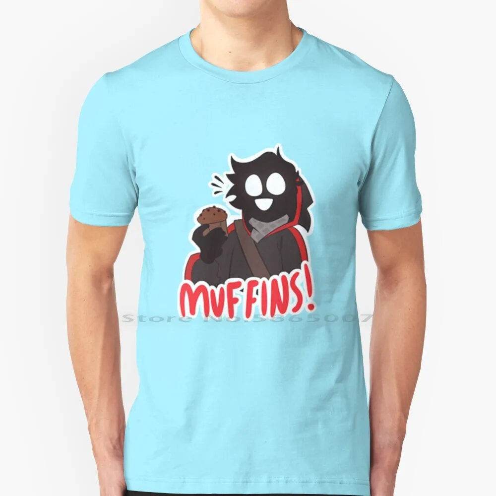 Muffins T Shirt 100% Cotton Skeppy Bbh Dream Smp Dreamwastaken Manhunt Big Size 6xl Tee Gift Fashion